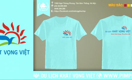 Áo đồng phục công ty du lịch khát vọng Việt