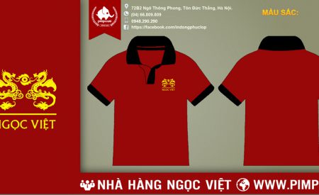 Áo đồng phục nhà hàng Ngọc Việt