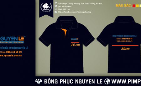 Áo đồng phục công ty truyền thông sự kiện Nguyễn Lê