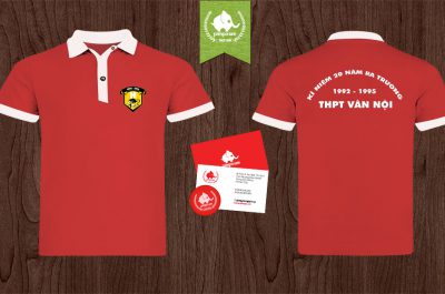 Áo đồng phục kỷ niệm 20 năm ngày ra trường THPT Vân Nội