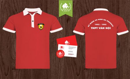 Áo đồng phục kỷ niệm 20 năm ngày ra trường THPT Vân Nội